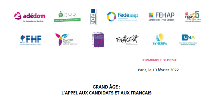 Grand Age : l’appel aux candidats et aux français