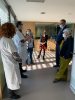 Visite de Rémi Pauvros au Groupe Hospitalier Loos-Haubourdin