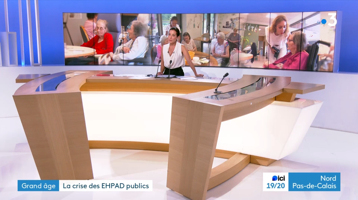 La crise des EHPAD publics – reportage France 3 NPDC